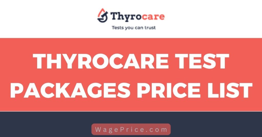 Thyrocare Test Packages Price List 2023