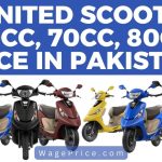 United Scooty 50cc, 70cc, 80cc Price in Pakistan 2023 [New Rate List]]