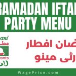 Lasani Restaurant Khobar Saudia Arabia Ramadan Iftar Party Menu 2023