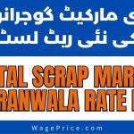 Metal Scrap Market Gujranwala Rate List 2023