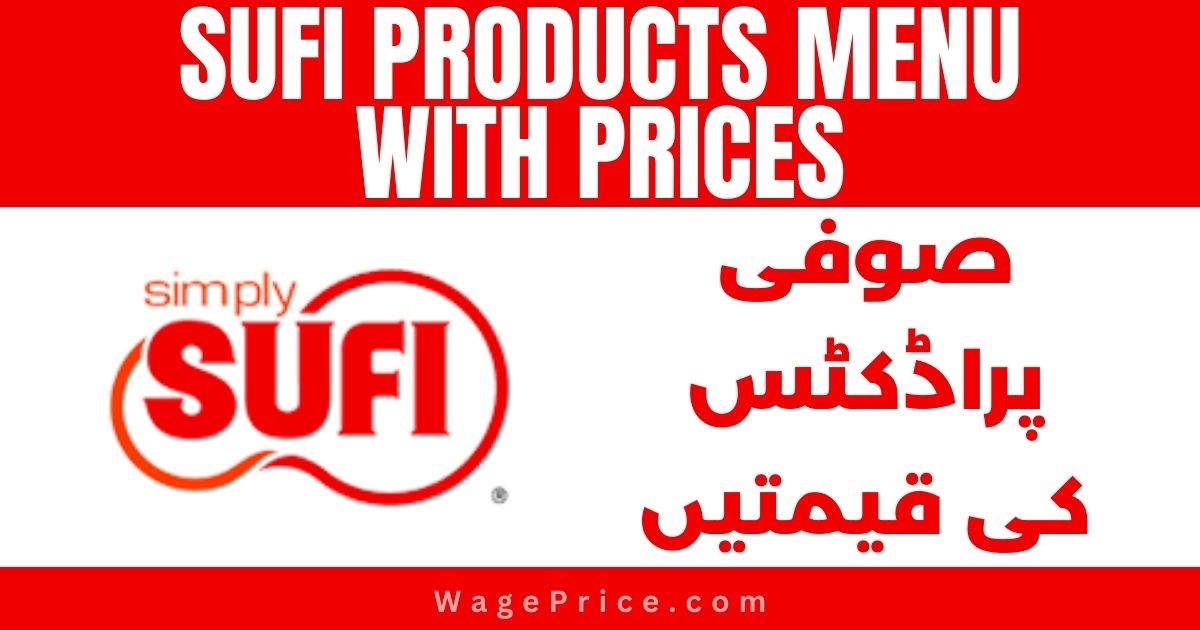 Simply Sufi Products Price List 2023, Sufi Products Menu with Price in Pakistan 2023