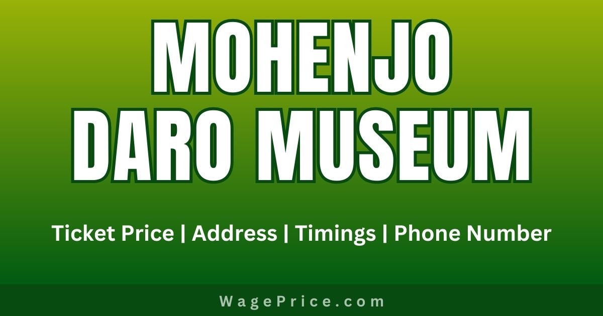 Mohenjo Daro Museum Ticket Price 2023 | Entry Fee | Address | Timings | Phone Number