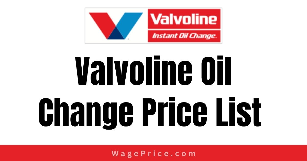 Valvoline Prices Oil Change 2023 Valvoline Full Synthetic Oil Change 