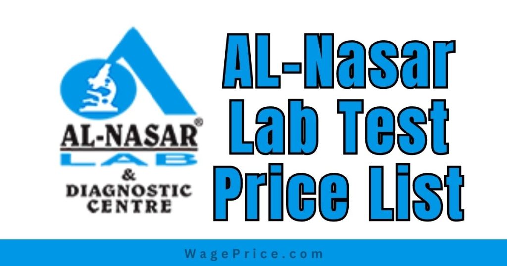 ALNasar Lab Test Price List 2023 Packages Online Report User