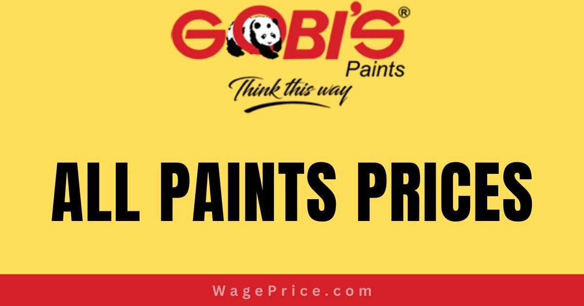 Gobis Paint Price List 2023 in Pakistan, Gobis Paint Distemper Price in Pakistan 2023, Gobis Paint Wall Putty / Protector / Fixer Price in Pakistan, Gobis Paint Contact Number