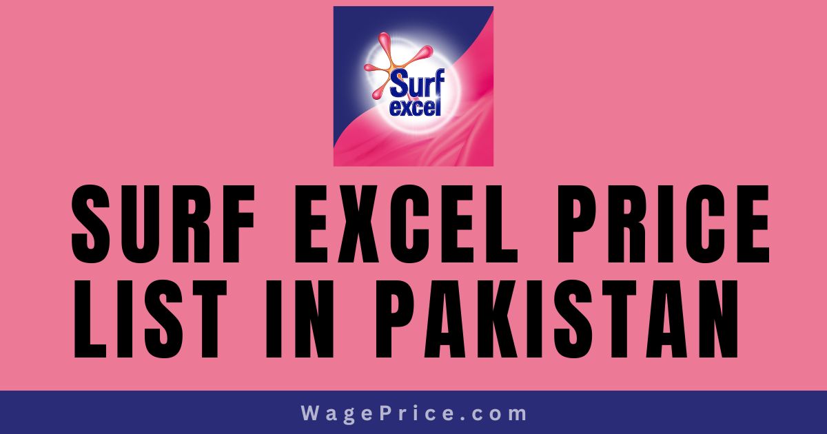 Surf Excel Price List 2023 in Pakistan
