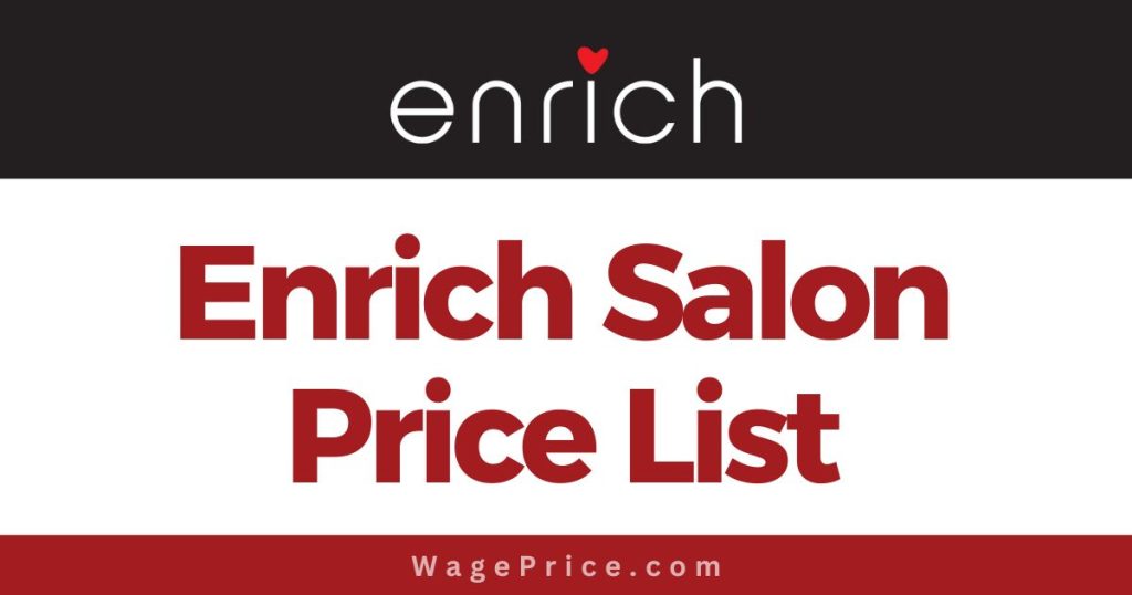 enrich-salon-price-list-2024-india