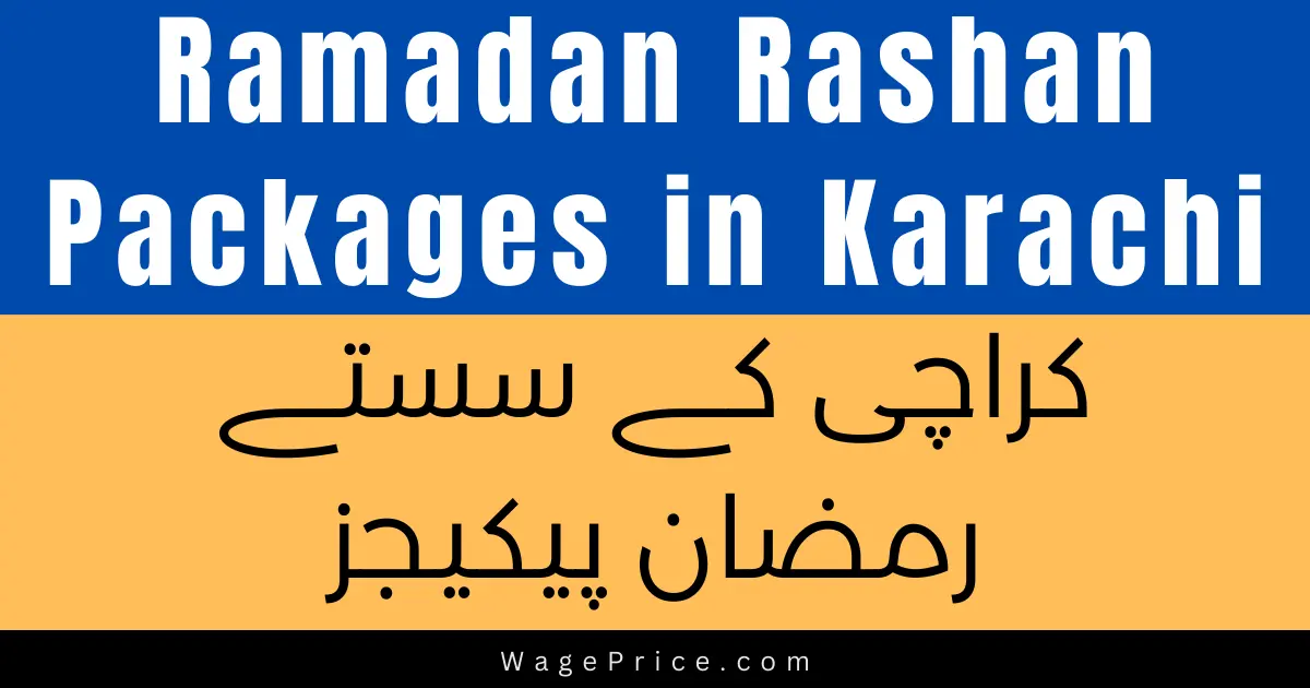 Ramadan Rashan Packages in Karachi 2024